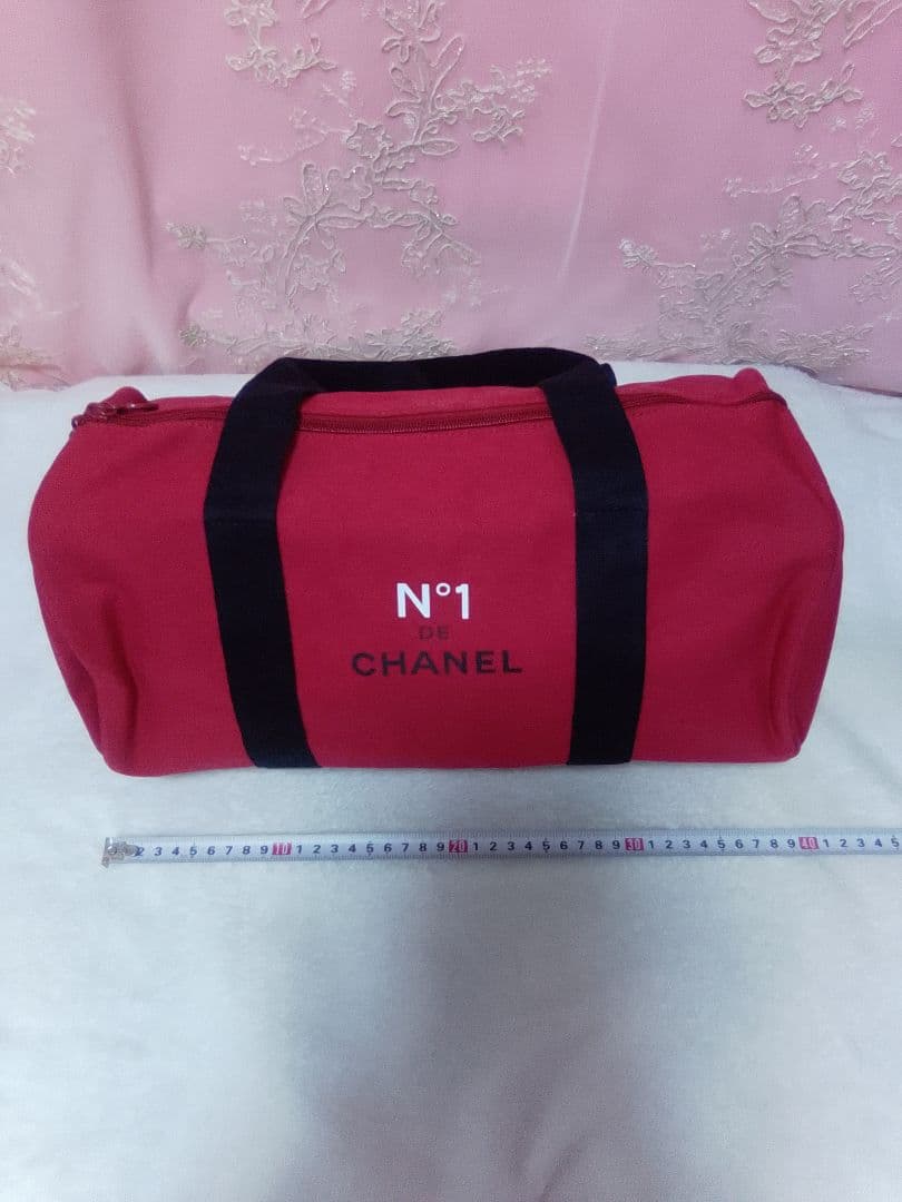 CHANEL ノベルティ N°1 DE CHANEL 赤 ボストンバッグ