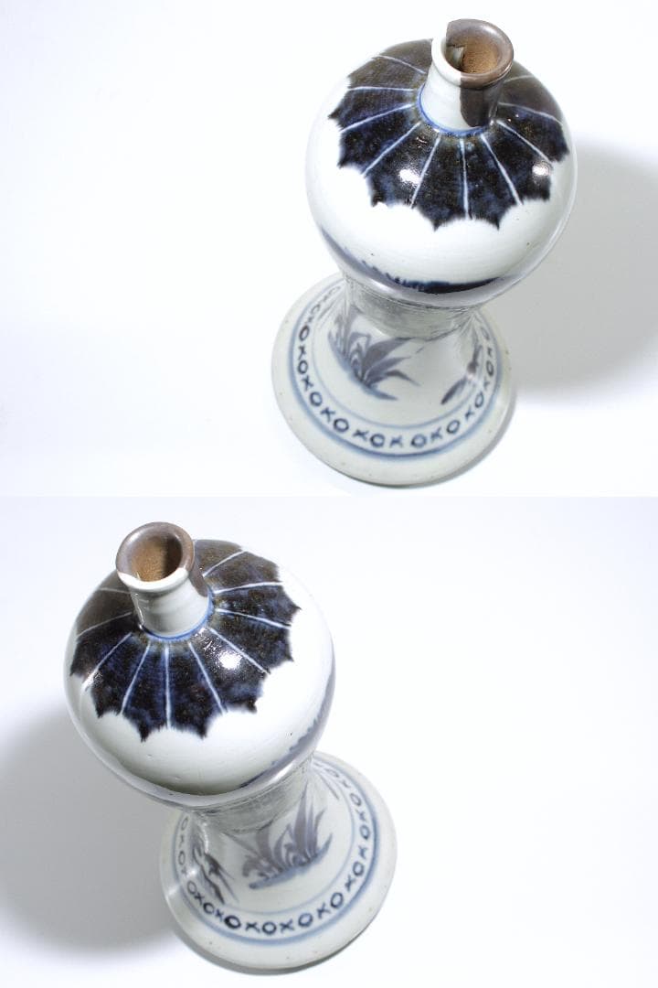 江戸中期 古伊万里 銀継ぎ 御神酒大徳利