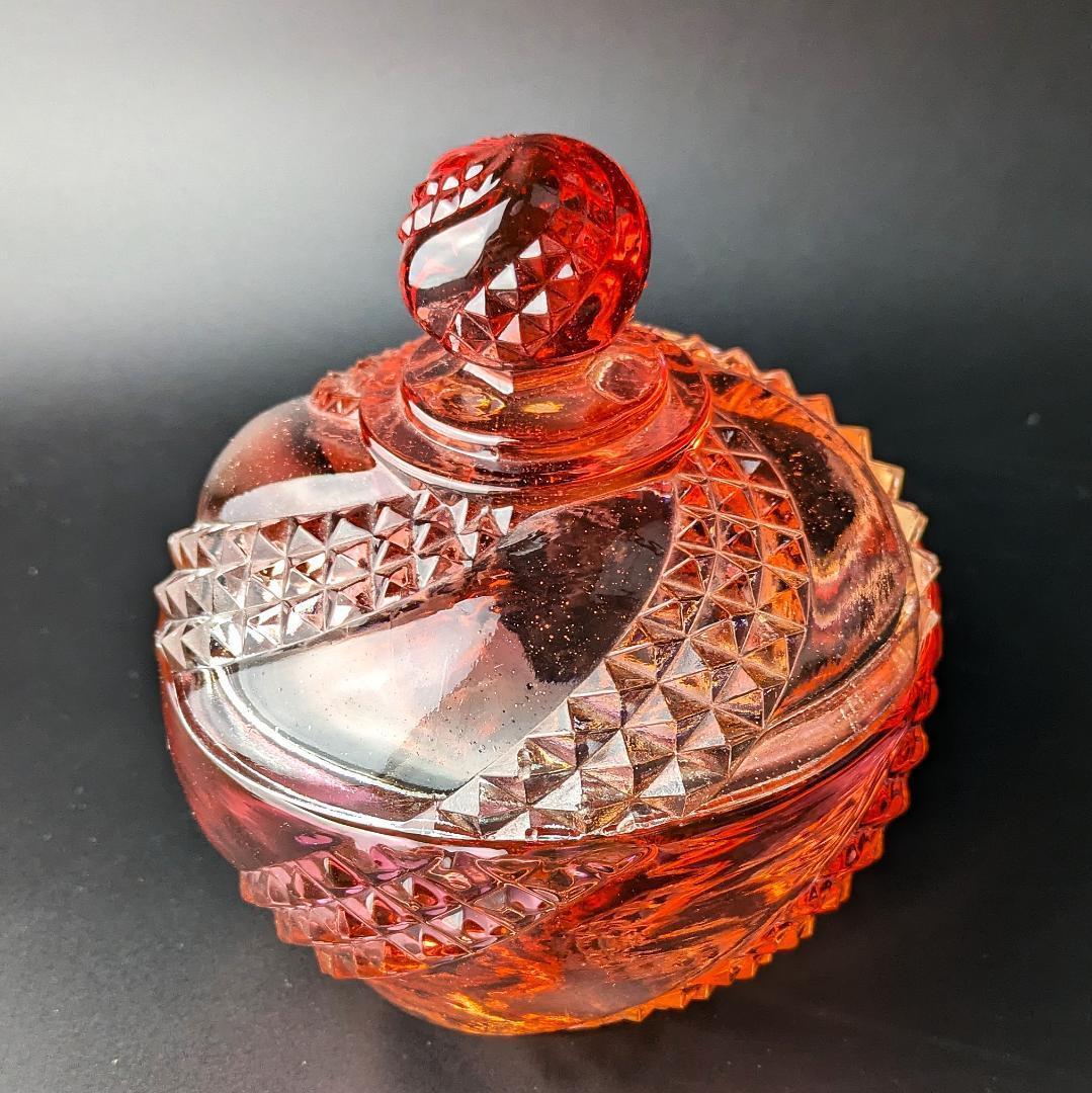 丸く可愛いボンボニエール☆バカラ セルポンティーヌ レッド 赤 12㎝ 1920