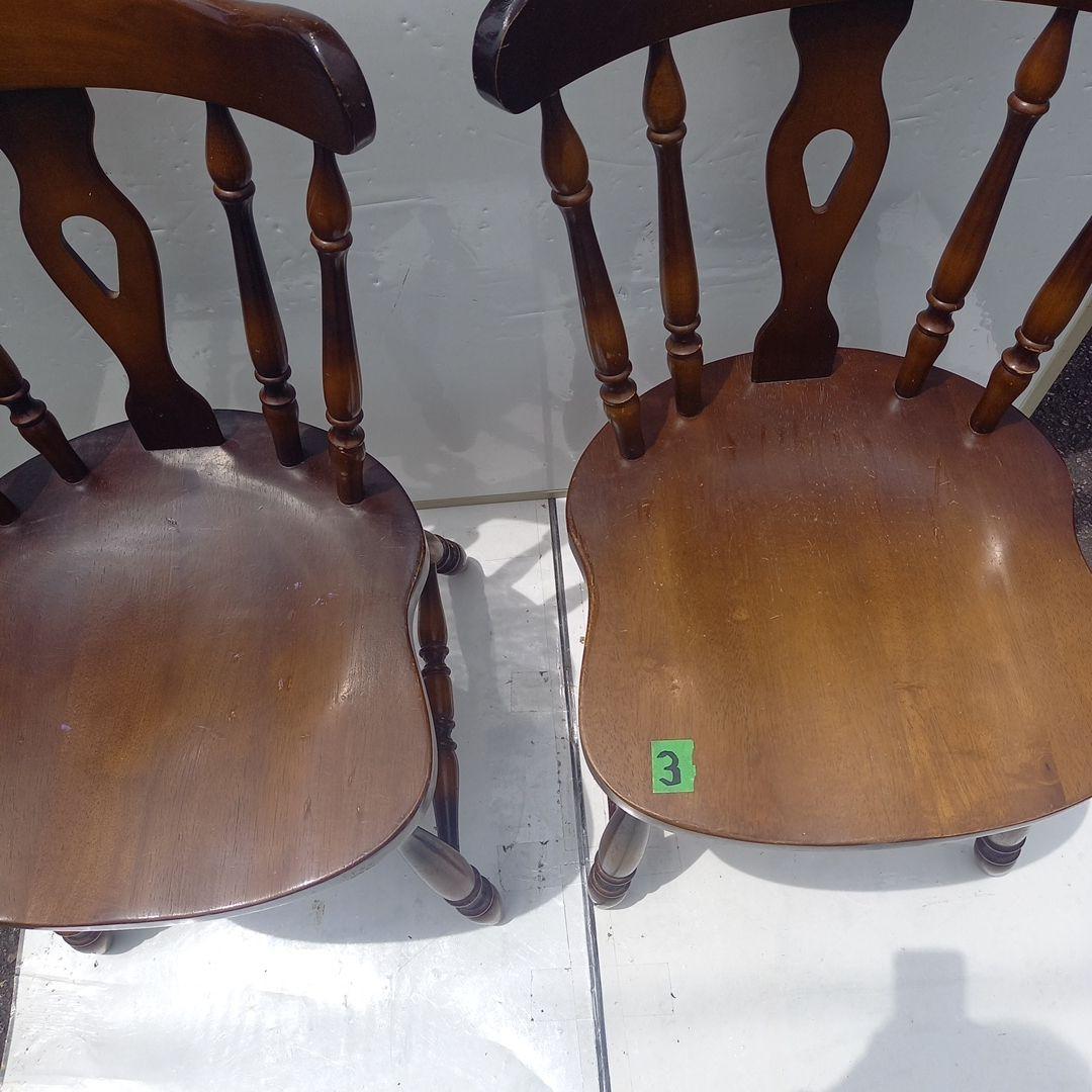 キツツキ　飛騨産業　ダイニングチェア2脚セット