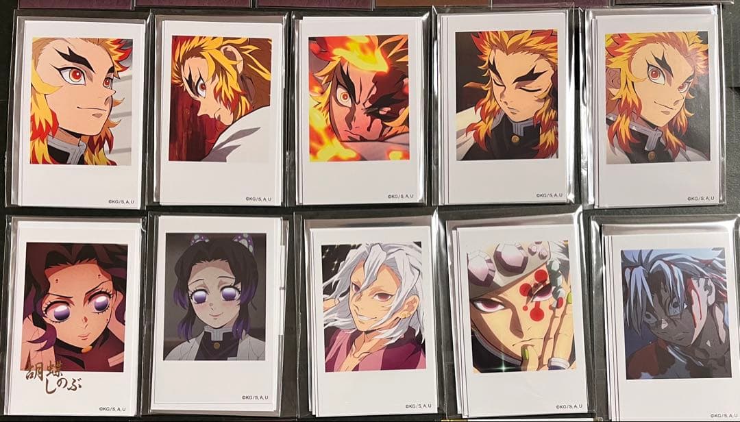 鬼滅の刃 柱カフェ チェキ風ブロマイド 煉獄 宇髄 しのぶ 実弥 - メルカリ