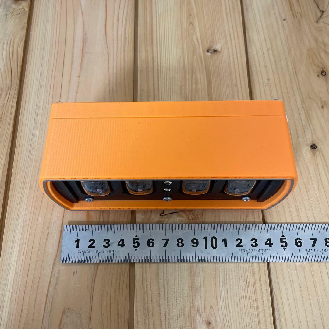 ニキシー管時計 NIXIE CLOCK 4桁 IN-12使用 オレンジ