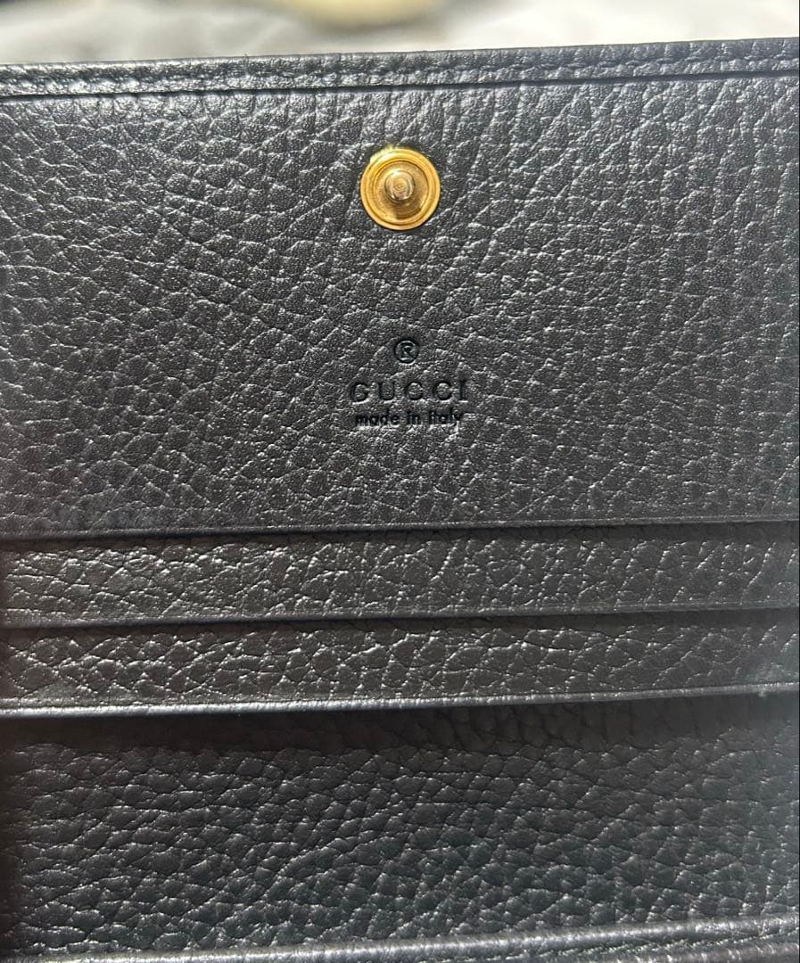 GUCCI バタフライ　2つ折り財布　ウォレット