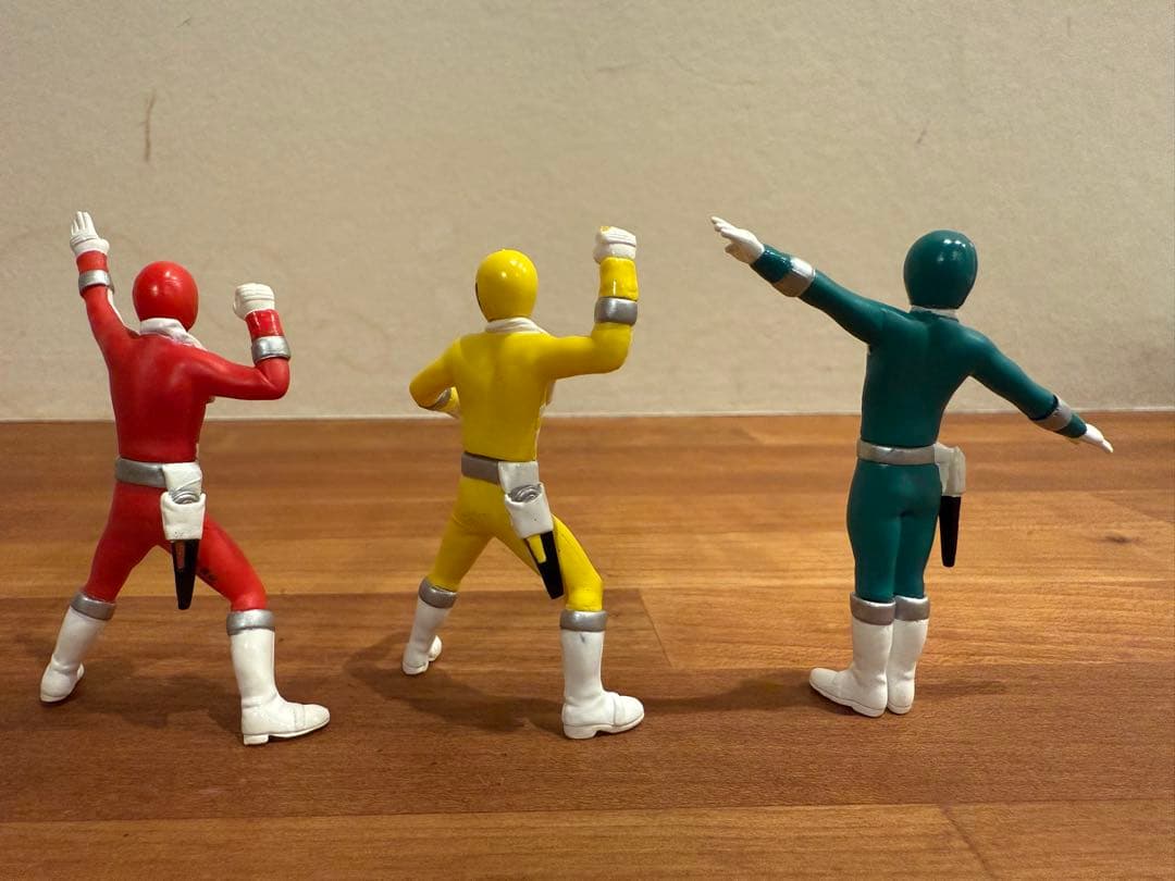 キャラエッグ　スーパー戦隊　デンジマン　フィギュア