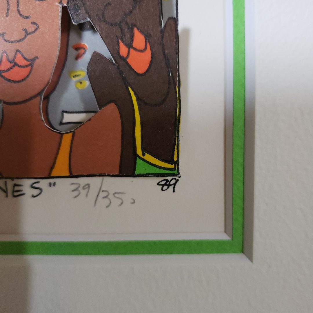 ジェームスリジィ　バスケットボール　3Dアート　james rizzi