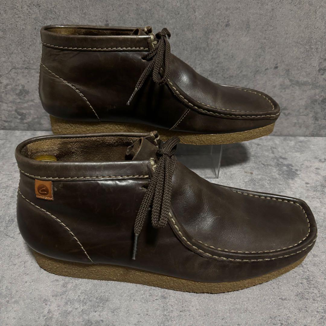 ♡未使用級♡ クラークス　ワラビー　スムースレザー　本革　ブラウン　1707