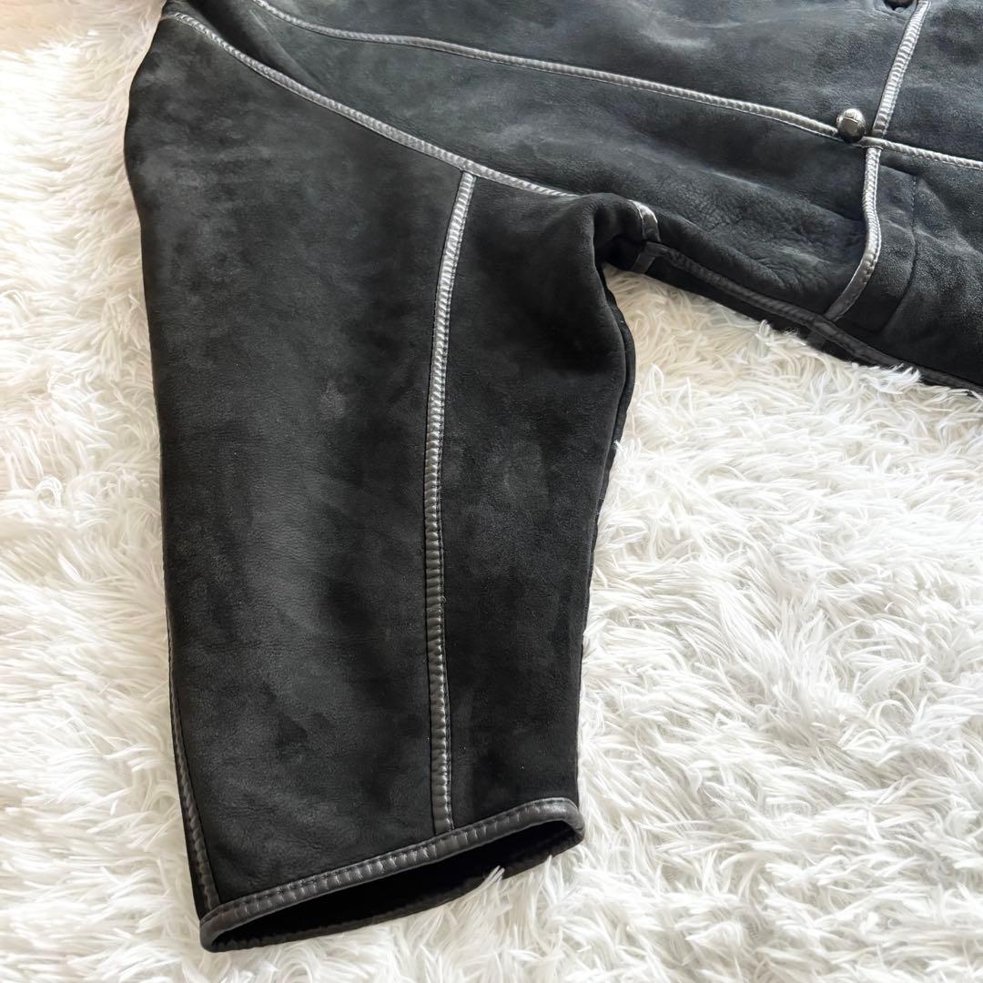 Sawyer of Napa USA製 フード付きスエードムートンコート メンズ