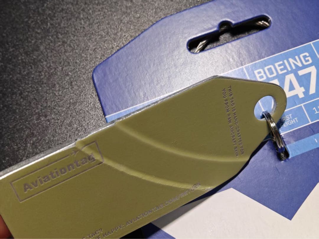 JetOneX Aviationtag B747-400M 元KLMオランダ航空