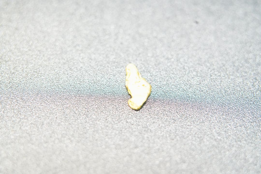 砂金　0.739g　自然金　アラスカユーコン産　ゴールドナゲット　砂金鑑別書付き