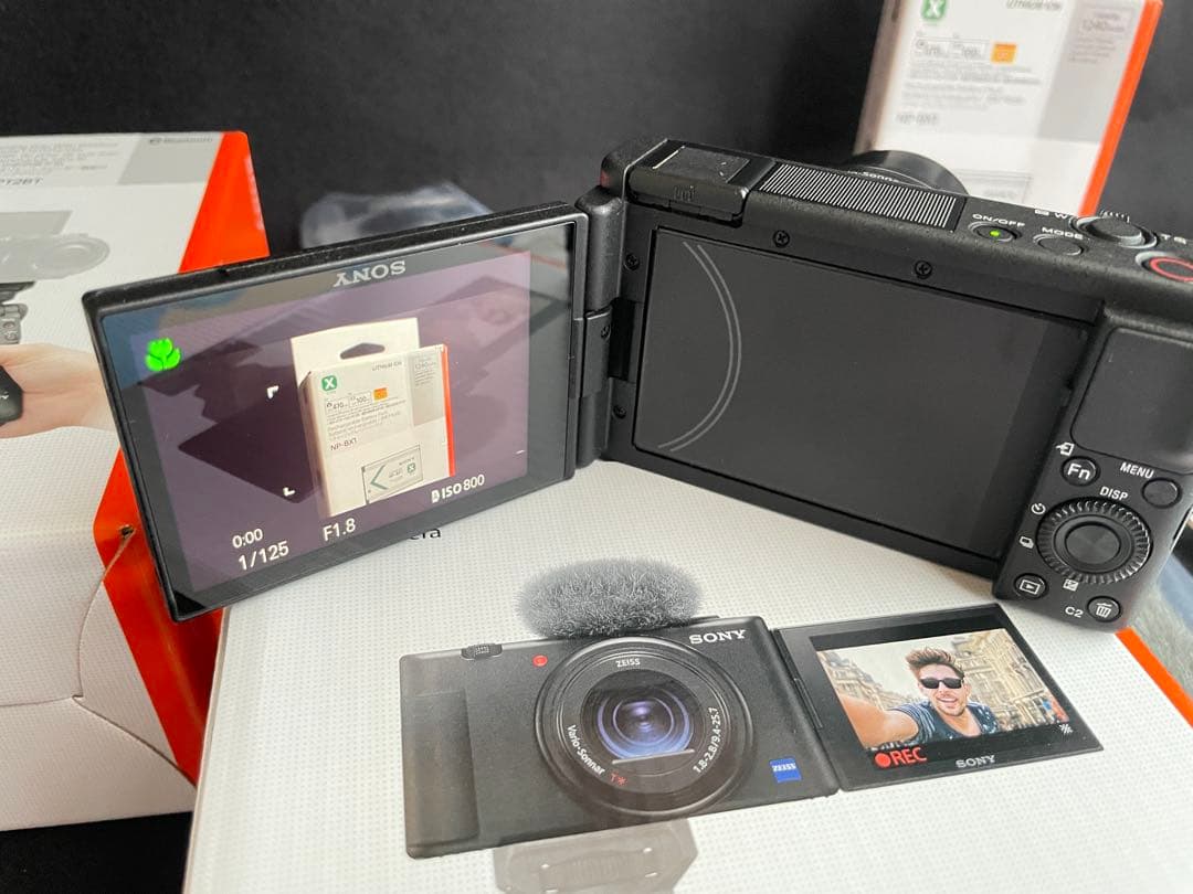 す*き様 ZV-1G SONY VLOGCAM、シューティンググリップ付き 新品