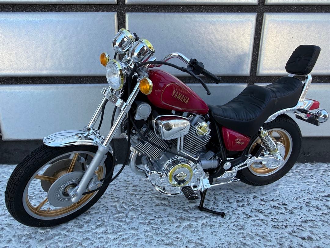 タミヤ オートバイ 1/12 YAMAHA XV1000 ビラーゴ 完成品