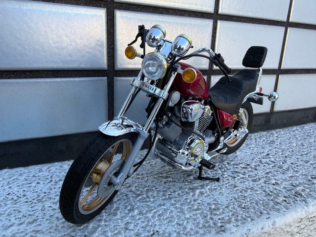 タミヤ オートバイ 1/12 YAMAHA XV1000 ビラーゴ 完成品