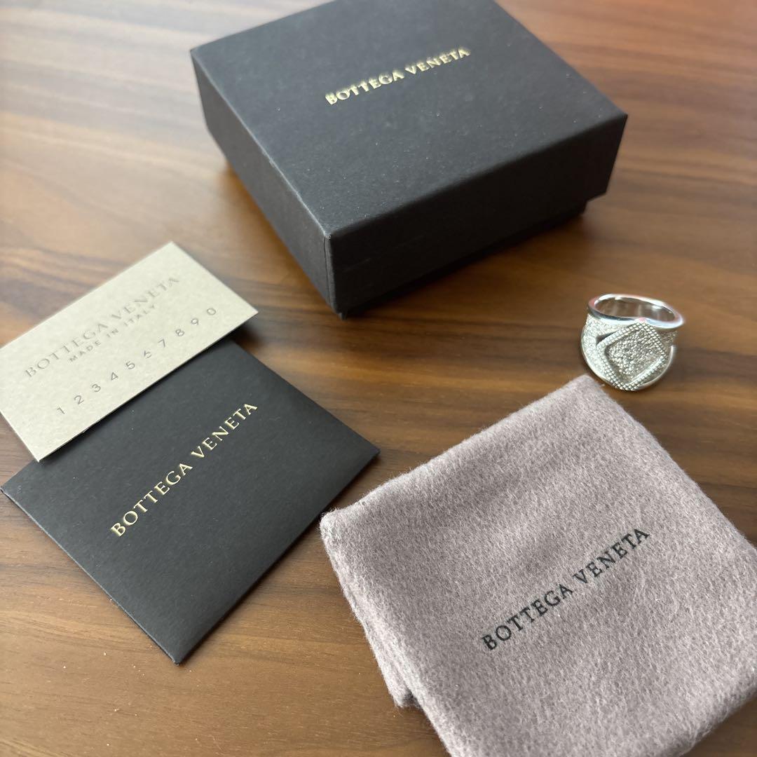 BOTTEGA VENETA ボッテガヴェネタ シュバリエリング　silver