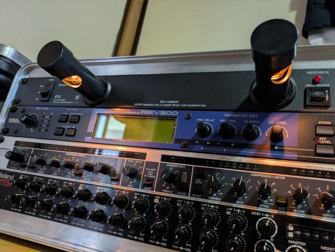 ラック　エフェクター　REV500 、MDX2000、ETA、M-120、SKB