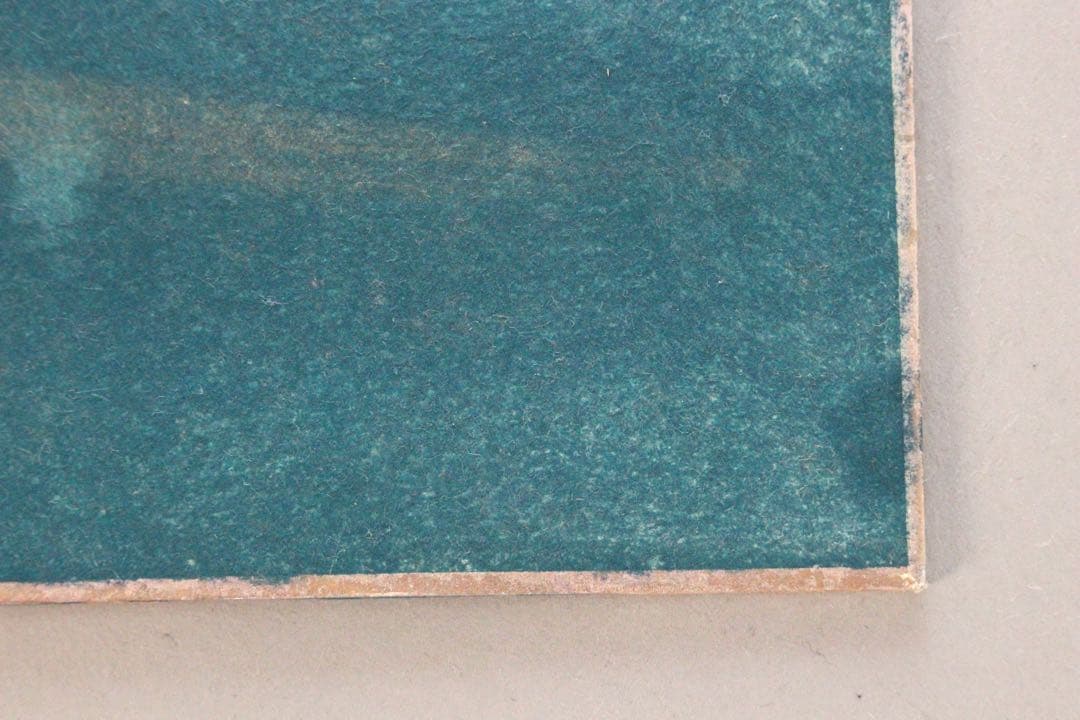 No4526額装　川村憲邦　金銘　遊鯉図　色紙　紙箱付　日本画　古美術　送料無料