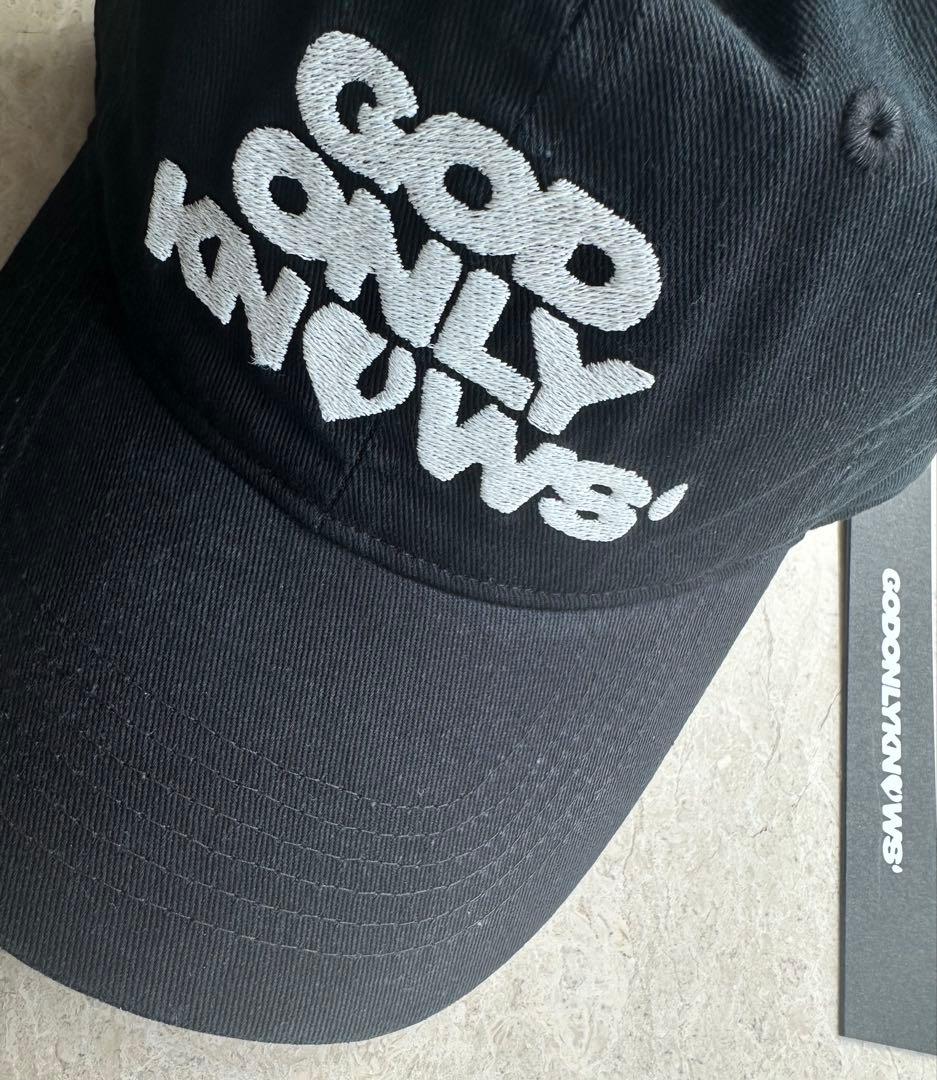 岩田剛典 GOD ONLY KNOWS キャップ 黒 岩田剛典 GOD ONLY KNOWS LOGO CAP