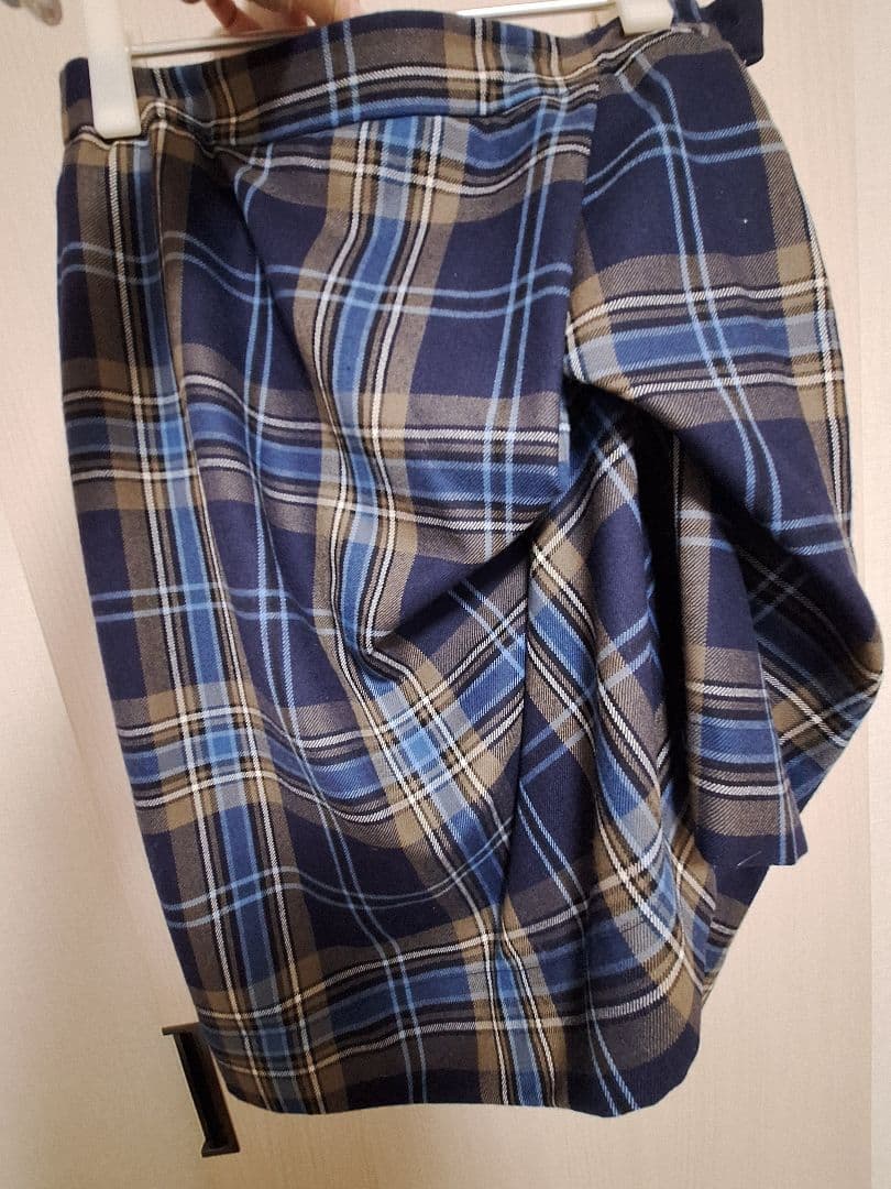 ヴィヴィアン ウエストウッド 変形 膝丈スカート チェック柄 42