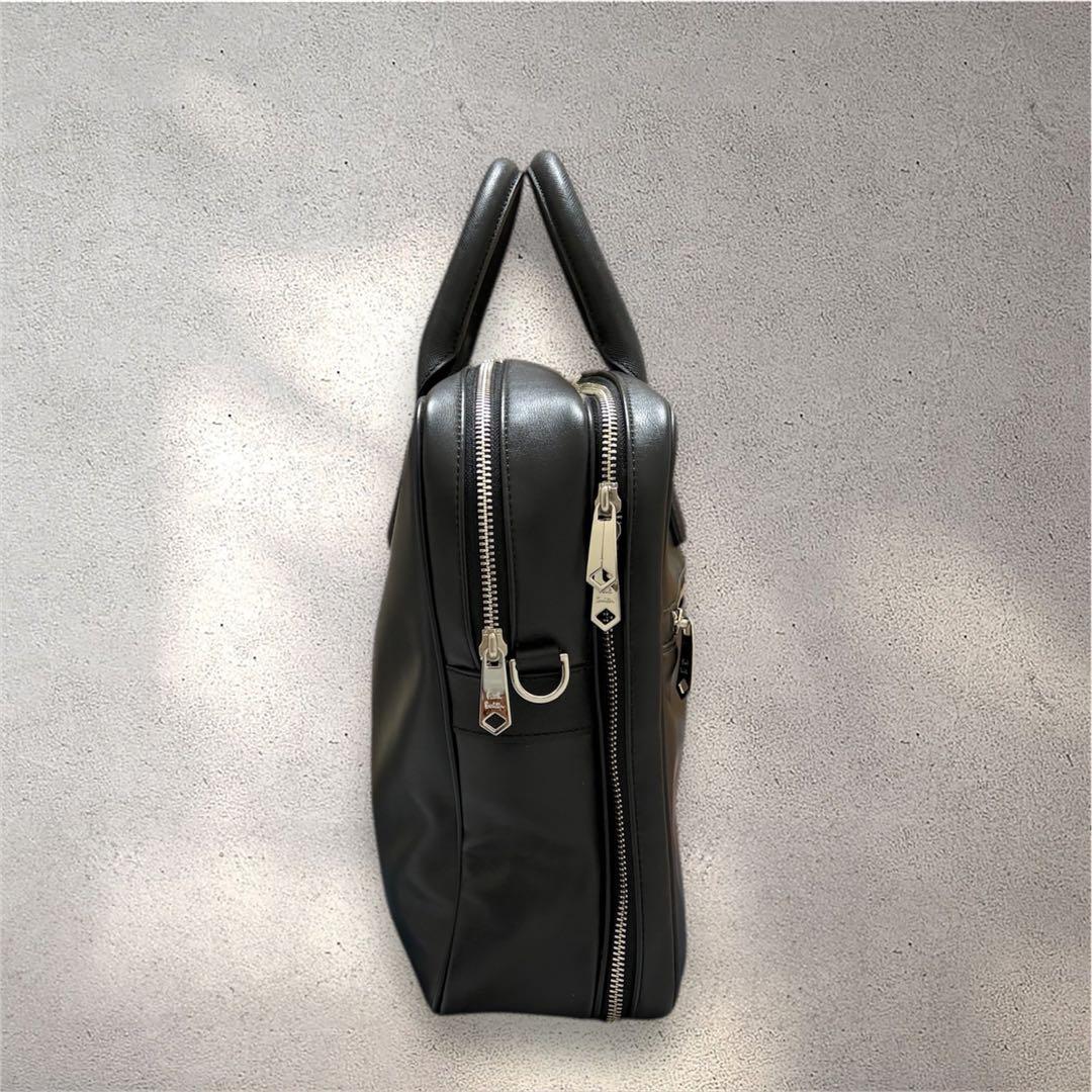 Paul Smith ブラックビジネスバッグ ブリーフケース 2way 2層式