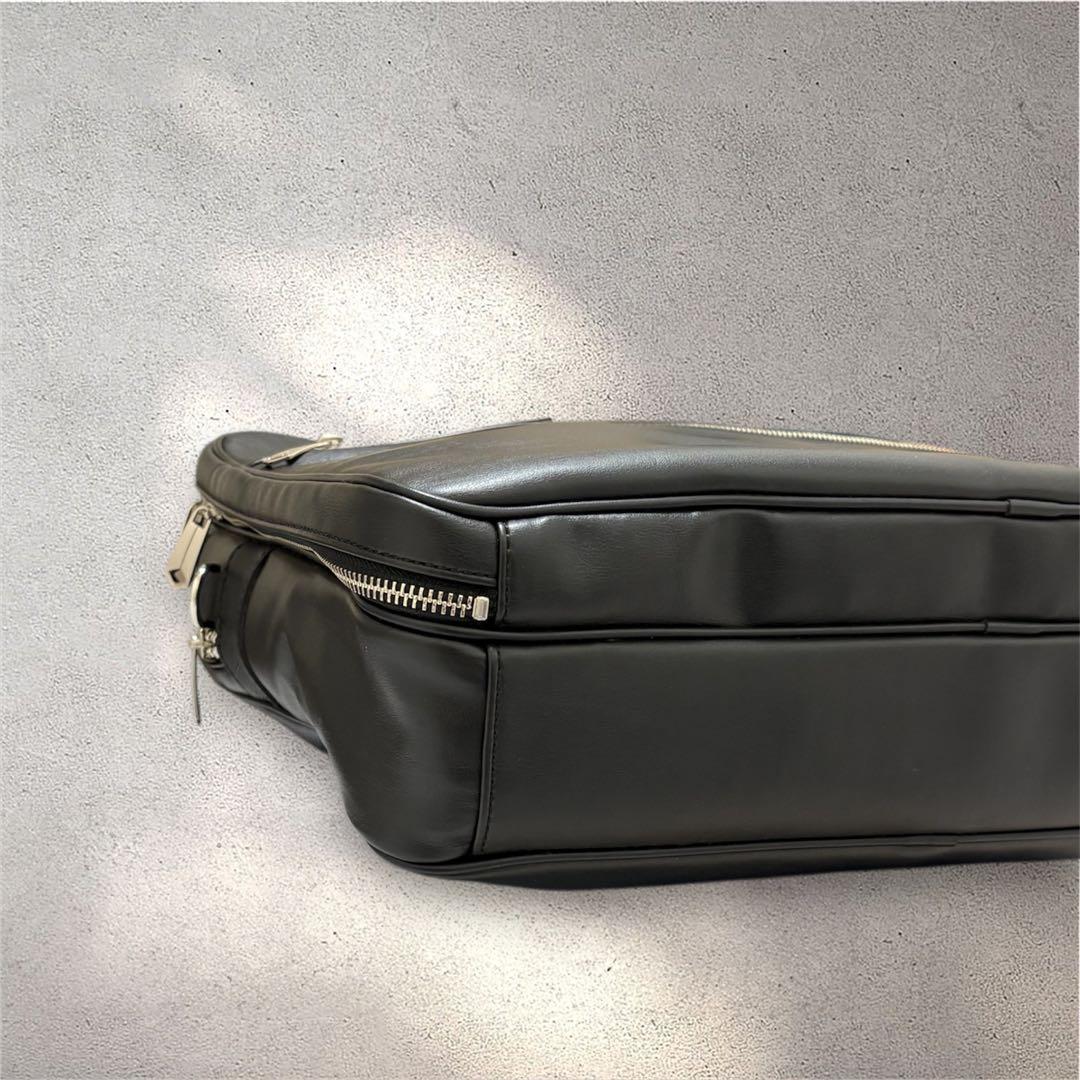 Paul Smith ブラックビジネスバッグ ブリーフケース 2way 2層式