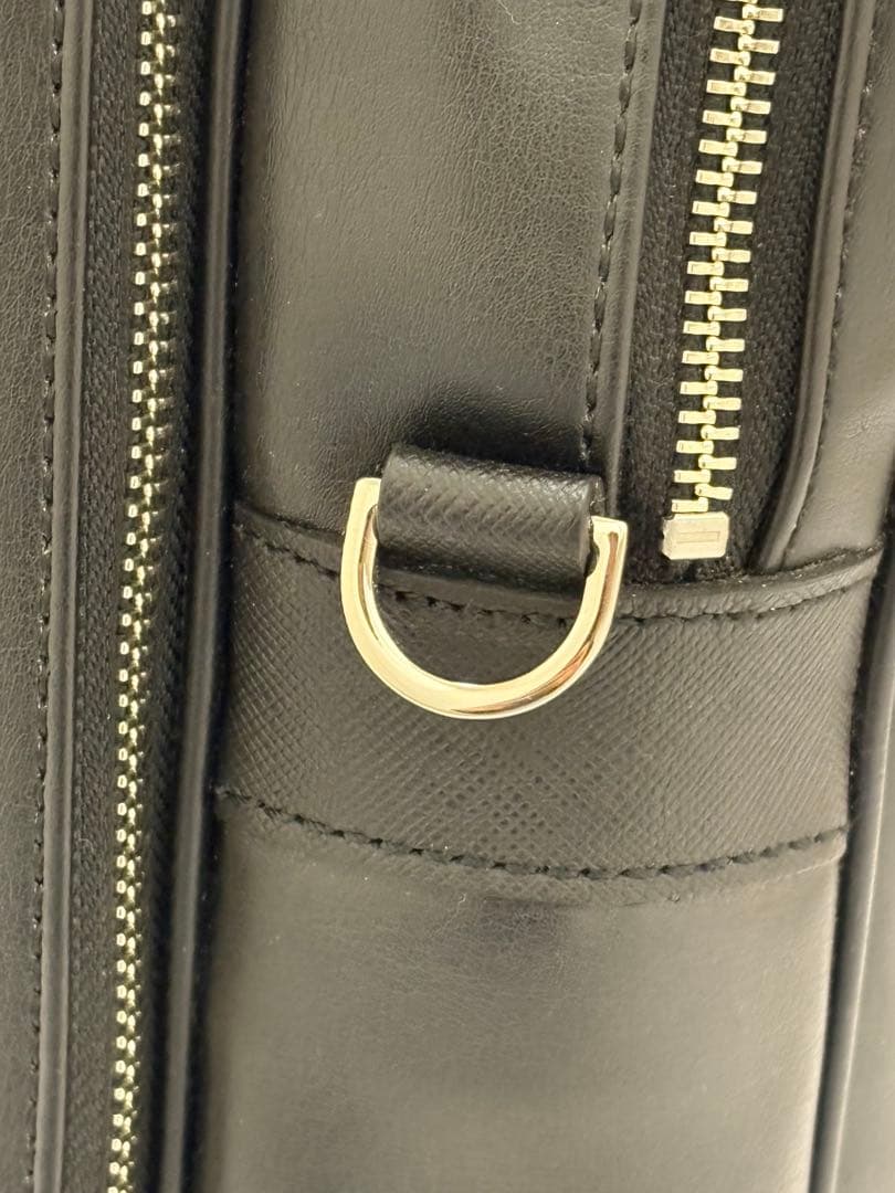 Paul Smith ブラックビジネスバッグ ブリーフケース 2way 2層式