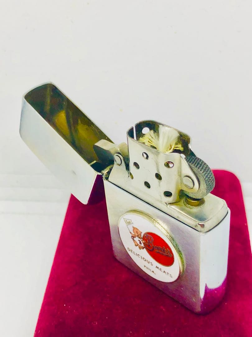 子豚のデリシャス.ミート＊美味しい肉屋さん＊エナメル七宝製ビンテージ