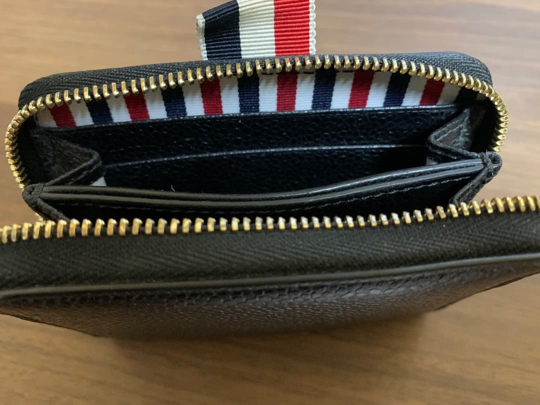 THOM BROWNE トムブラウン ケース ゴールド金具 トリコロール