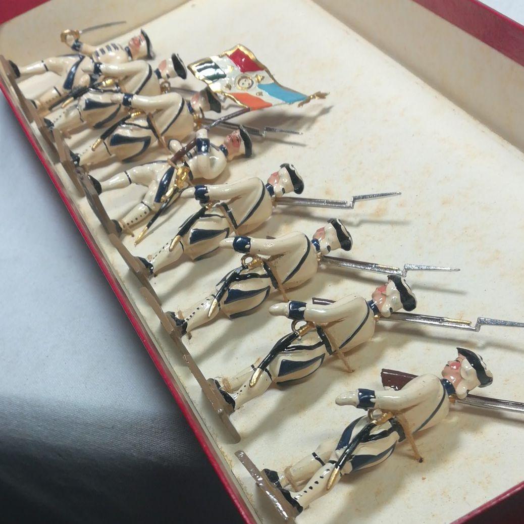 GBG Mignot ミニュ社 鉛人形 フランス 兵士 トゥレーヌ連隊 置物 美術