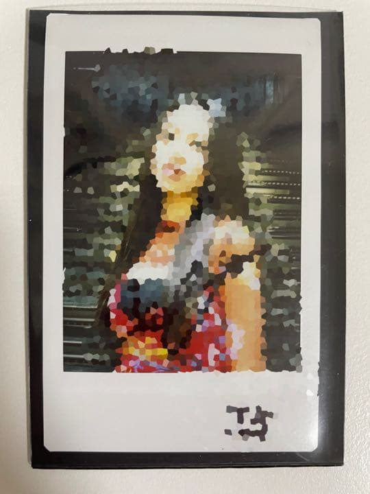 ITZY ユナ BLAH BLAH BLAH 直筆サイン入りチェキ ポラロイド