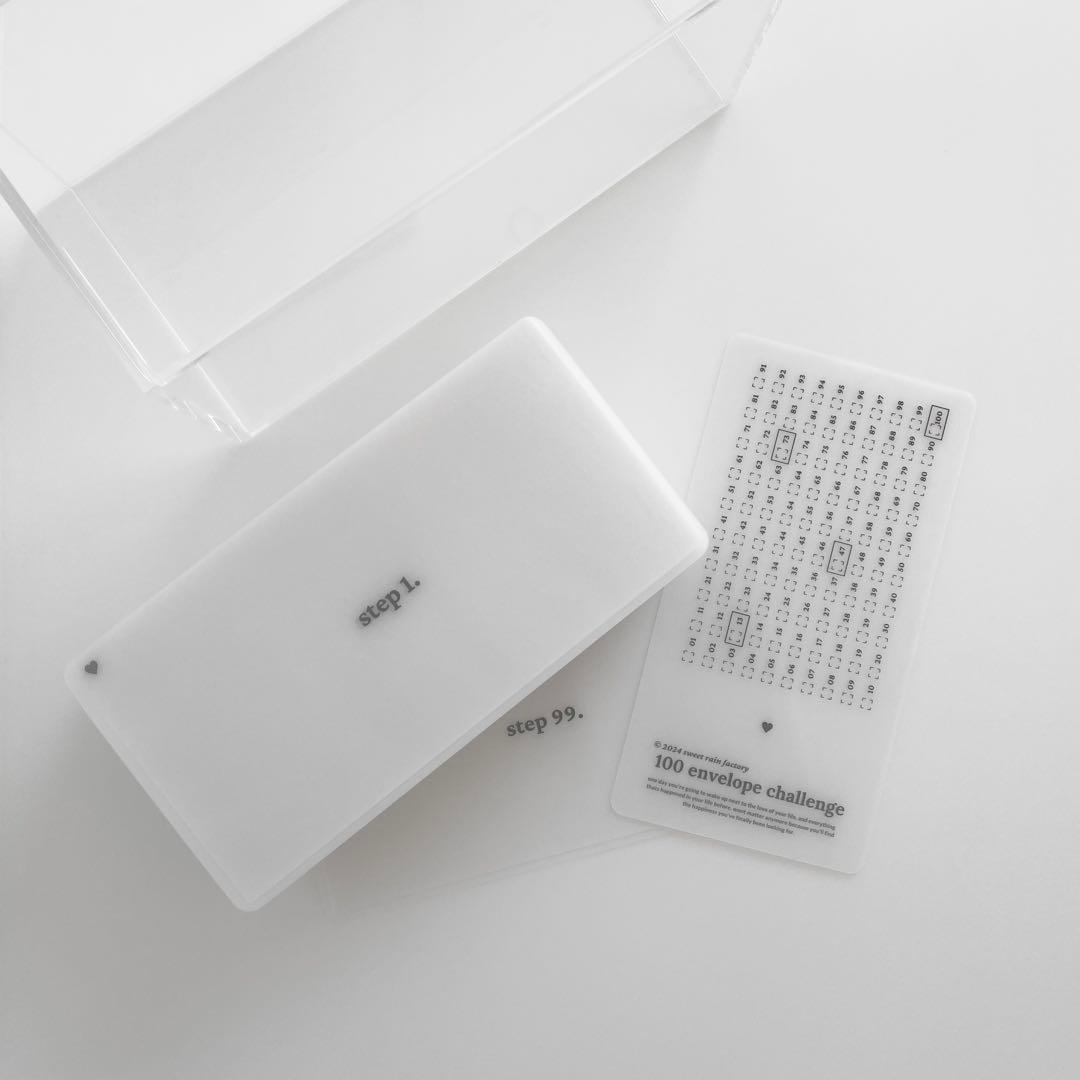 早い者勝ち 韓国 バインダー カバー 貯金 セービングボックス リフィル