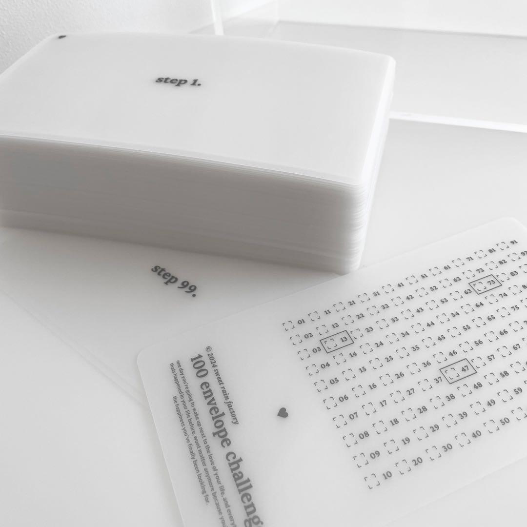 早い者勝ち 韓国 バインダー カバー 貯金 セービングボックス リフィル