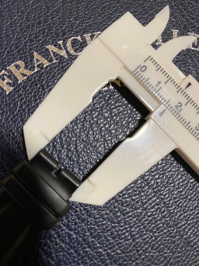 19mm フランクミュラー 純正 ブラック ラバー ストラップ ベルト