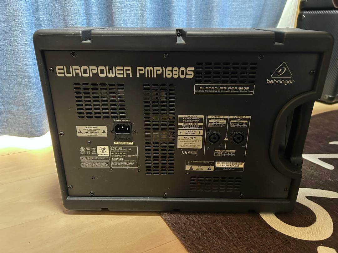 新品 BEHRINGER PMP1680S EUROPOWER パワードミキサー