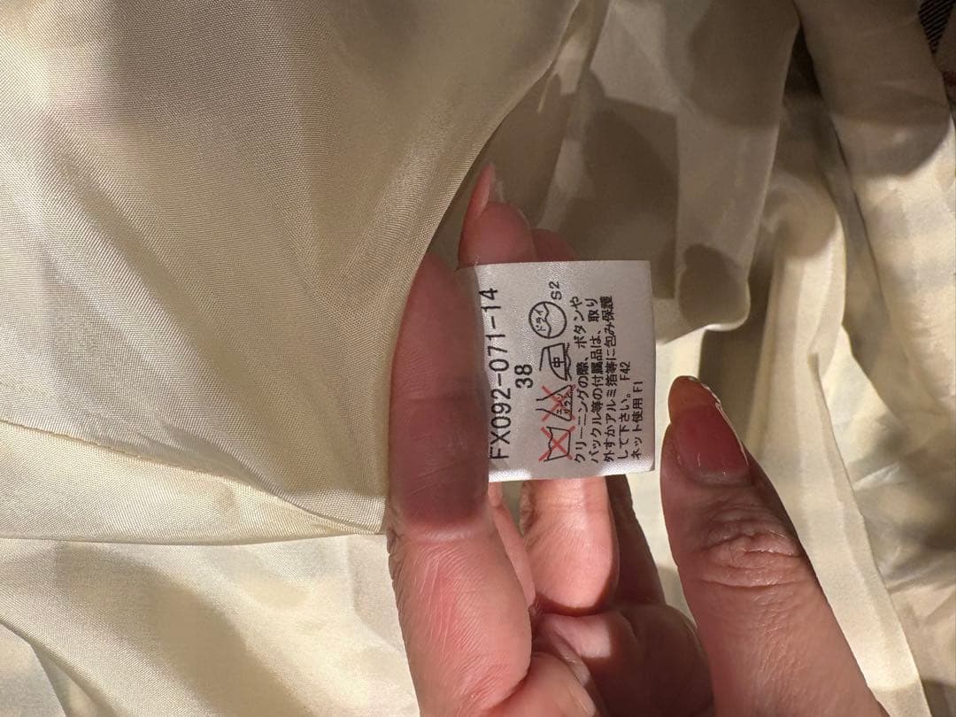 Burberry チェック柄 プリーツスカート 38