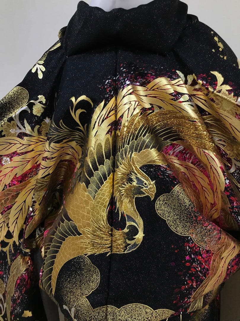 振袖単品 関芳 鳳凰 未仕立て品