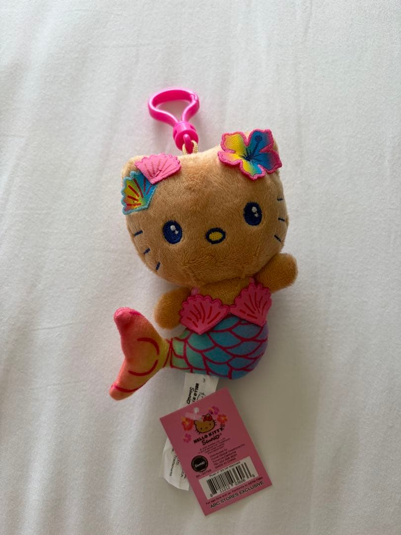 【３個セット】ハローキティ 人魚 キーホルダー ハワイ　限定