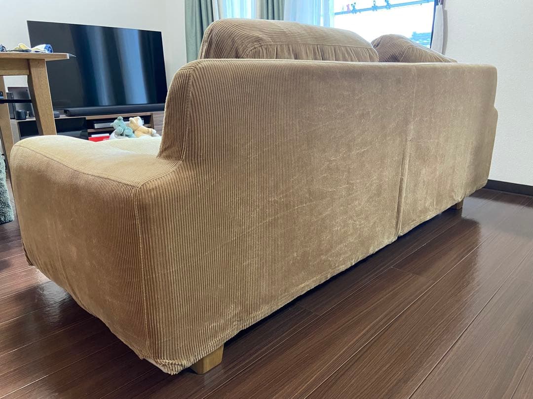 【がーすー】unico GREIG(グレイグ) 3シーターソファ