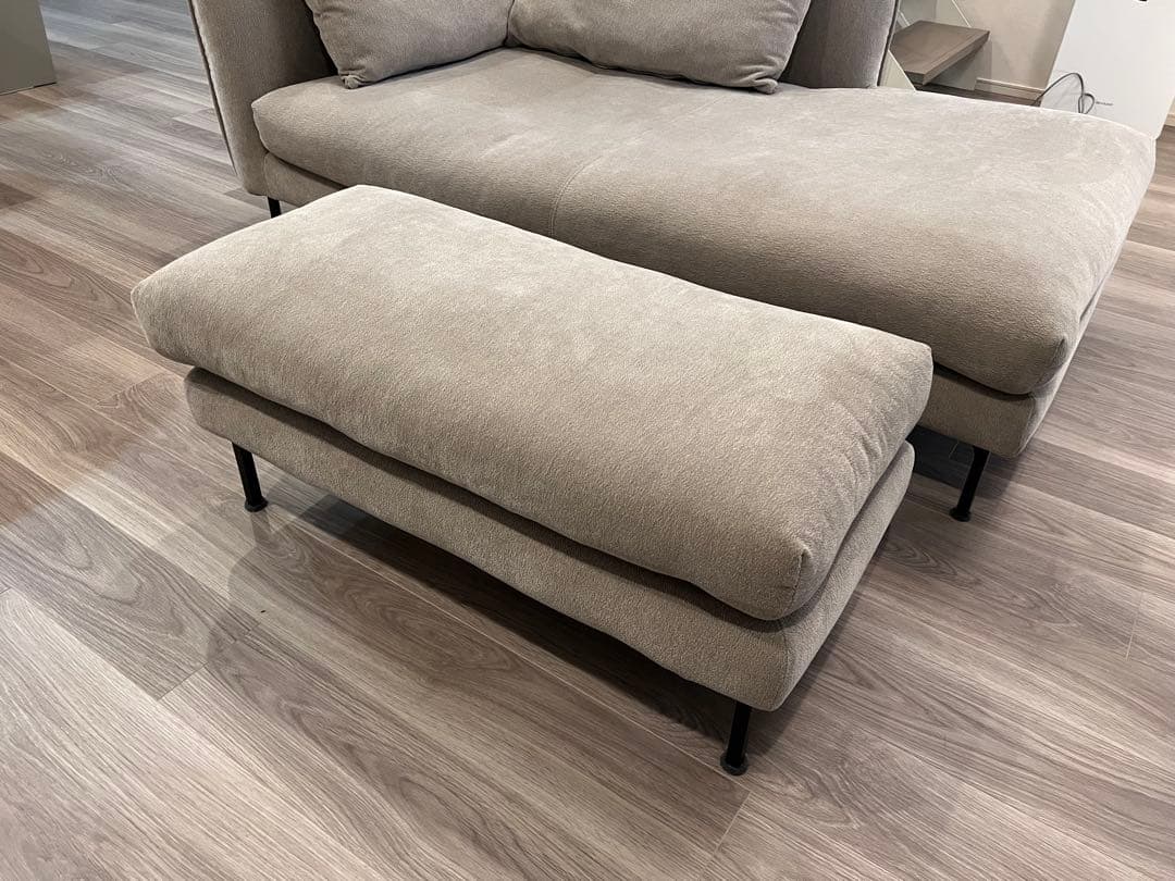 ACTUS アクタス ソファ オットマン グレー（同素材ソファ別売あり）