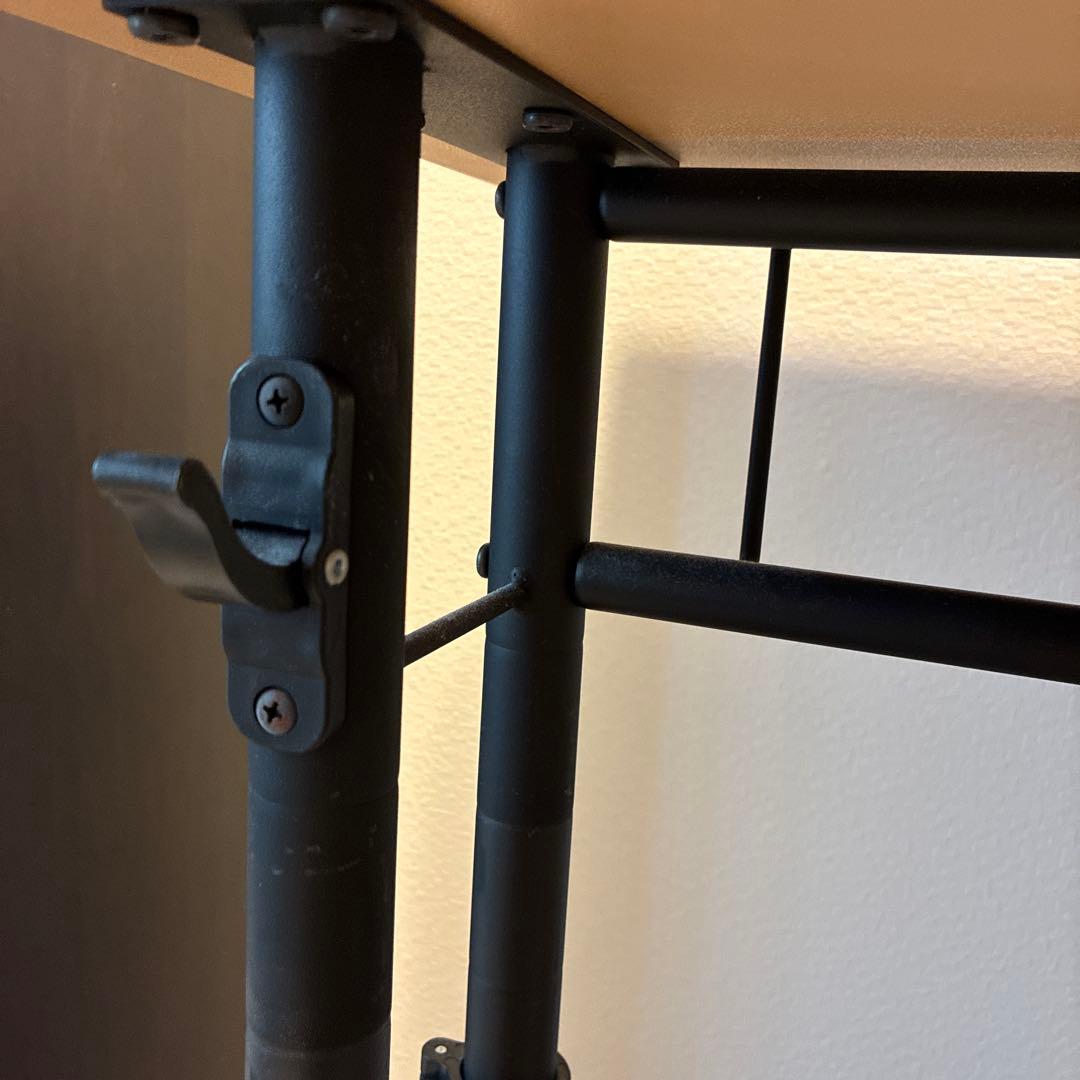 Bauhütte 木目調 昇降デスク