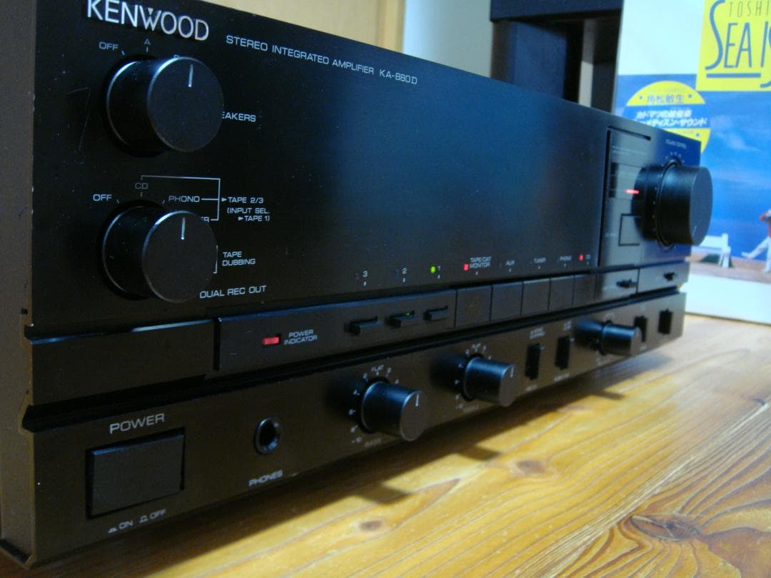 整備済 程度良 KENWOOD ケンウッド プリメインアンプ KA-880D