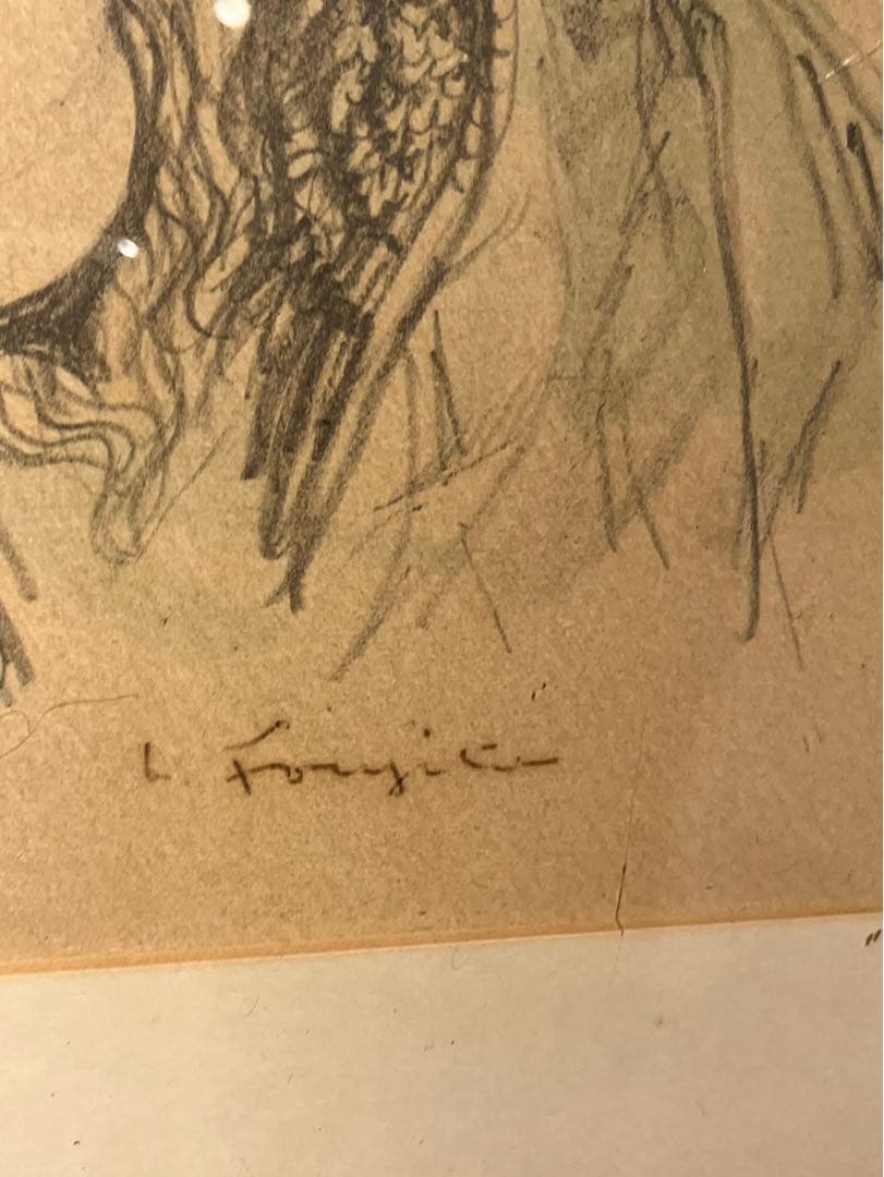 藤田嗣治 聖母子と天使たち リトグラフ - メルカリ