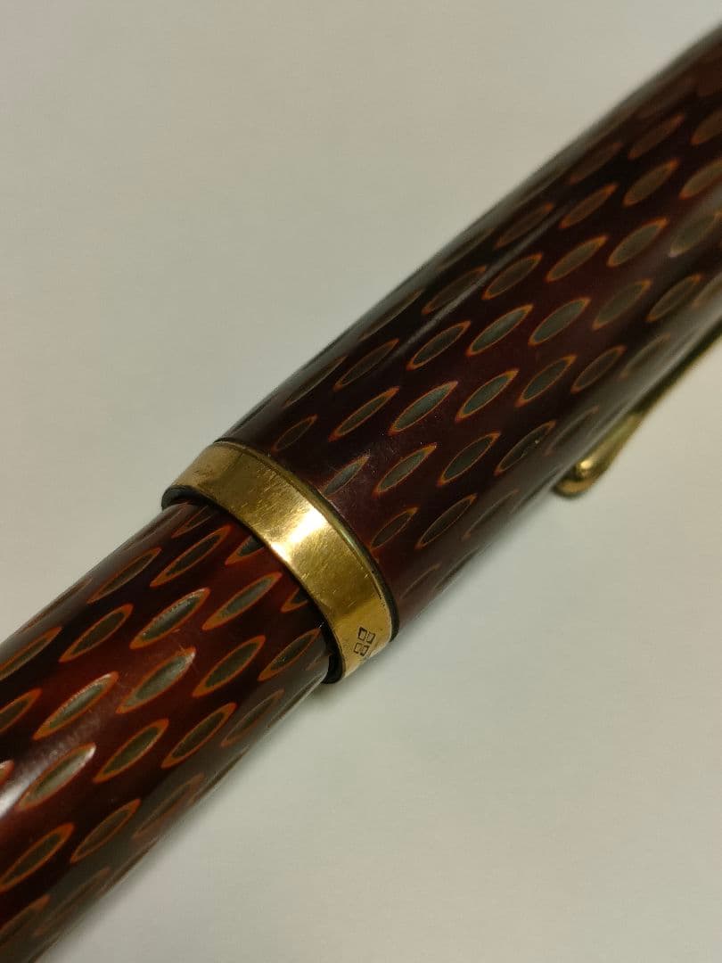 え様 四菱 万年筆 14KT 鎌倉彫 ペン先14金 R14K