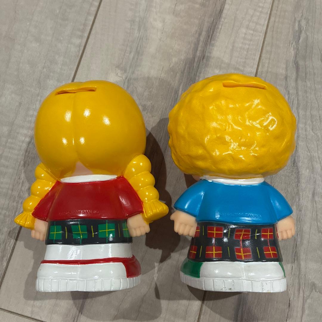 【当時物】パティ&ジミー 人形貯金箱 2体セット レトロ レア