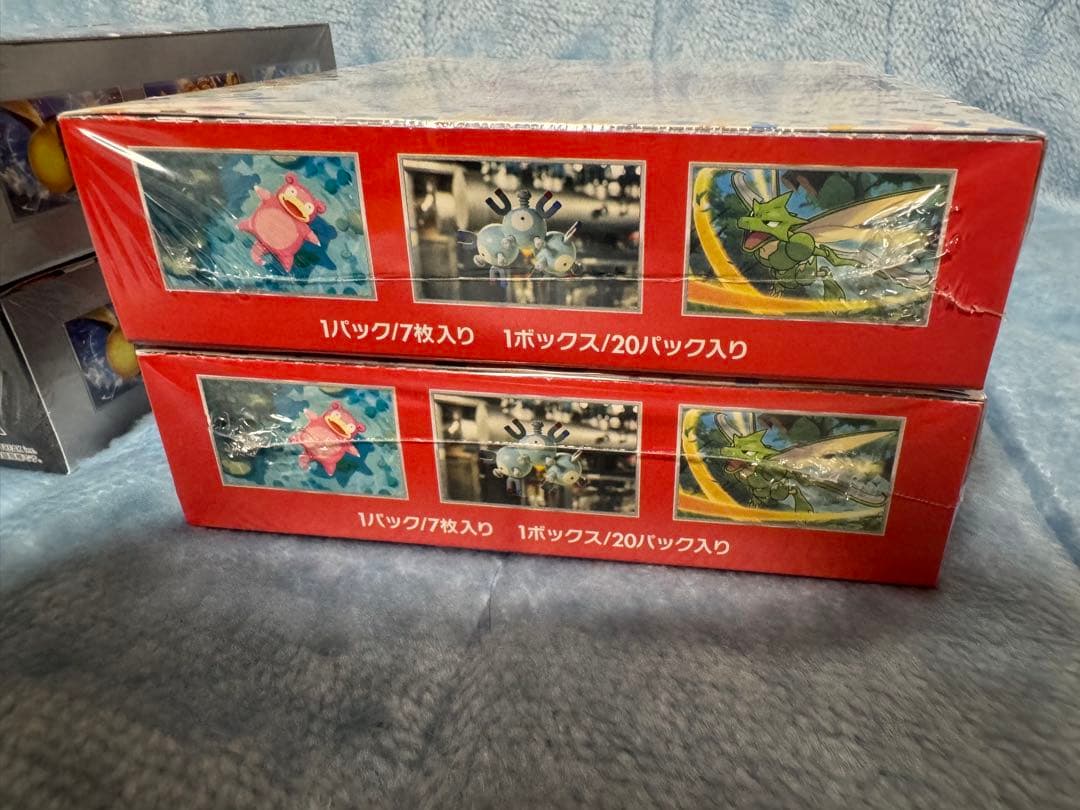 ポケモンカードゲーム151、シャイニートレジャーシュリンク付各2BOXセット