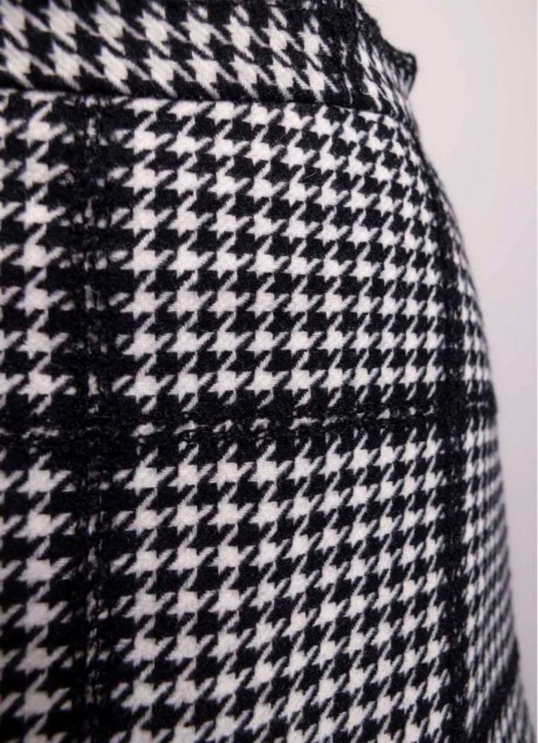 sheller シェリエ big check tweed culottes