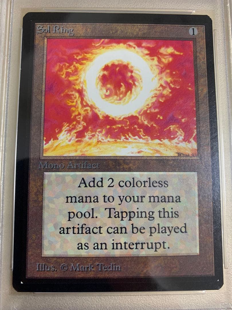 【PSA 8】MTG Sol Ring 太陽の指輪 BETA 美品