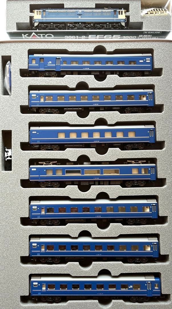 KATO EF65 1000➕24系25形「瀬戸・あさかぜ」基本セット 24系25形 寝台