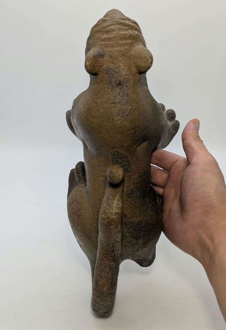 岡山県重要無形文化財 浦上善次 備前焼 寅 共箱共布栞 虎 トラ 干支