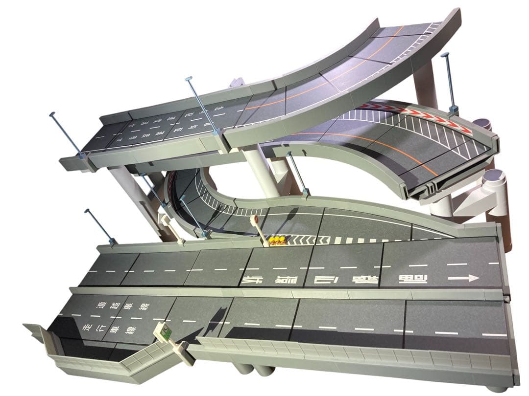 【5点セット】1:64 ミニカージオラマ 立体交差スペシャルアソートセット