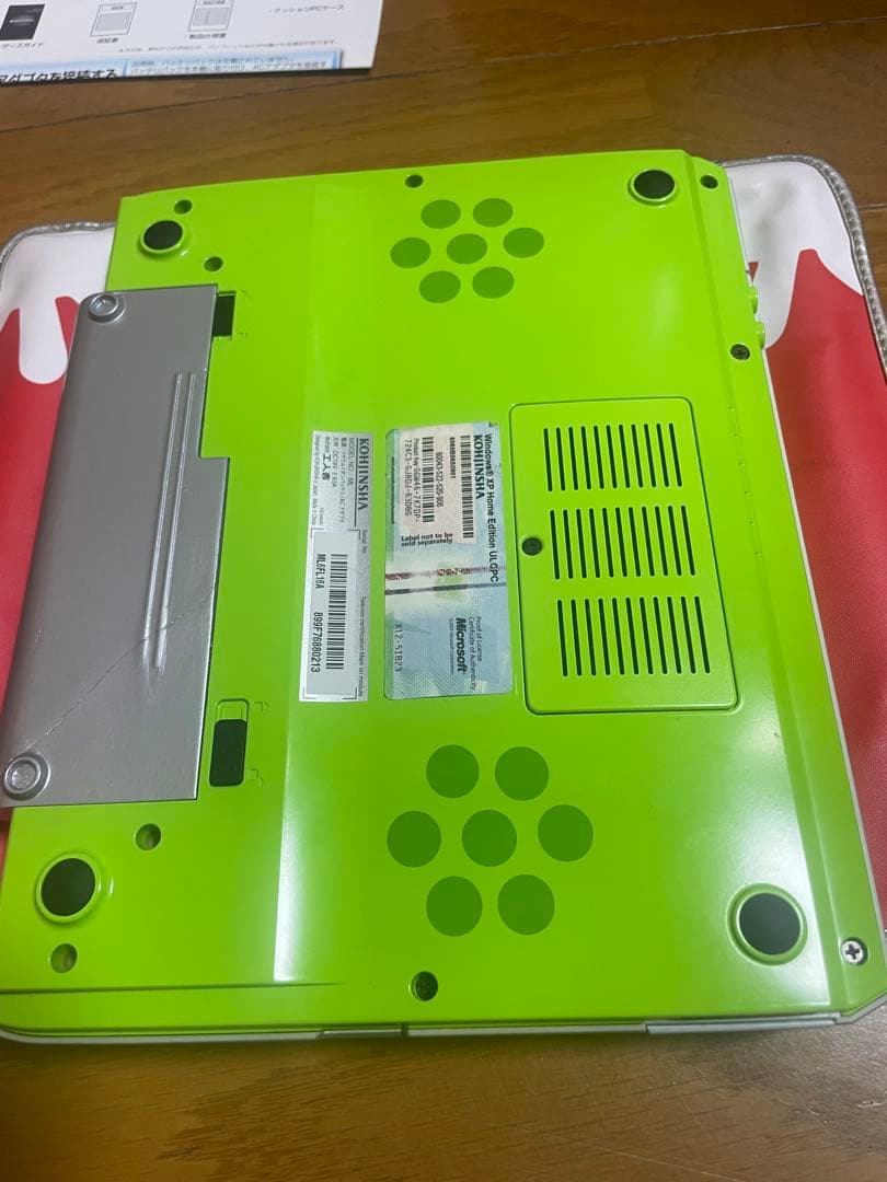 ガチャピン&ムック モバイルノートパソコン