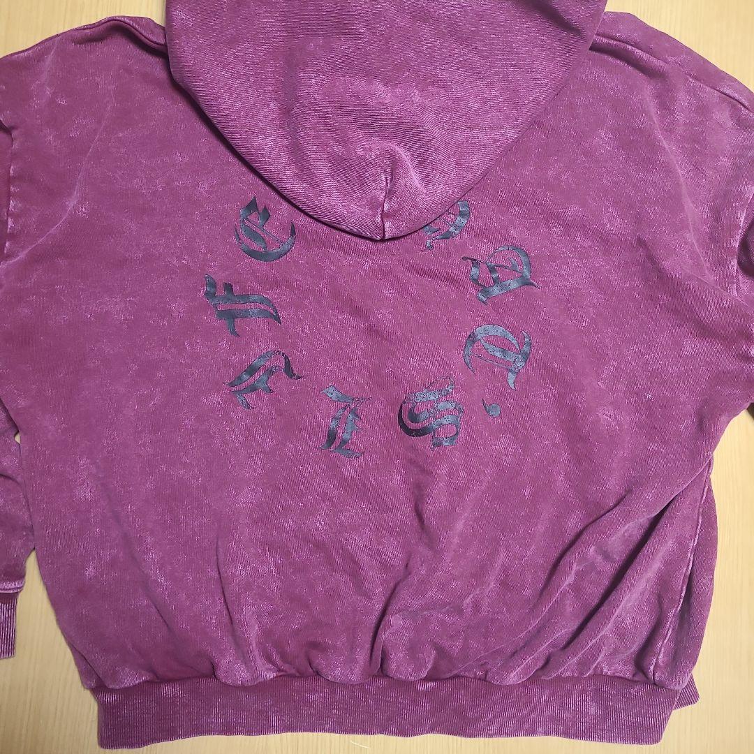 That's life スウェットパーカー バックプリント